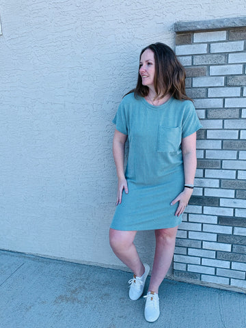 Summer Ribbed Tshirt Dress