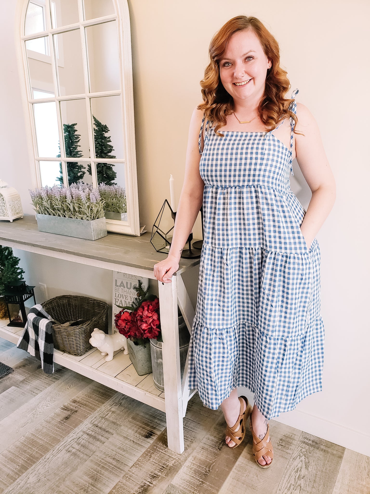 Gingham sundress best sale